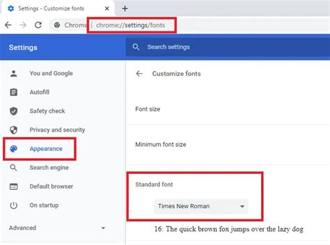 Here's How To Change The Default Fonts For .